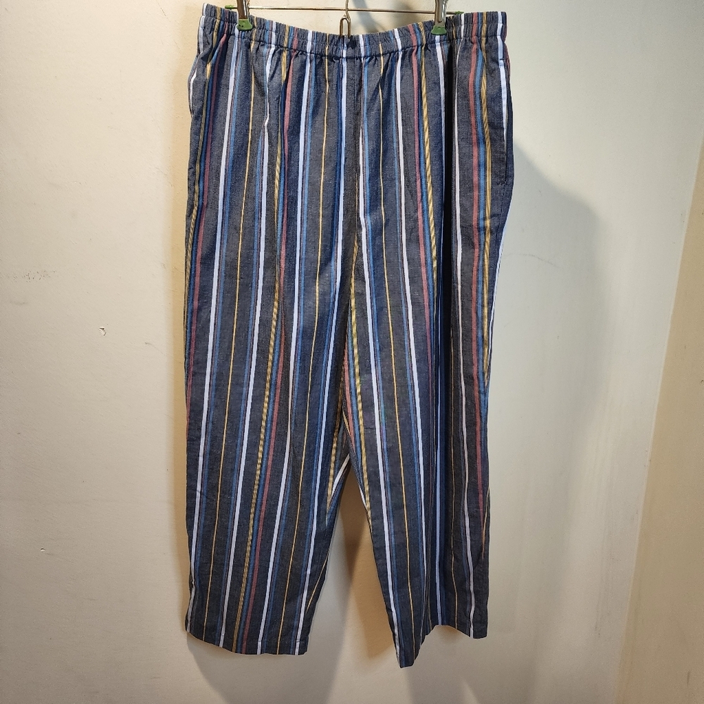SERENGETI Colorful Striped Lounge Casual Pants PXL